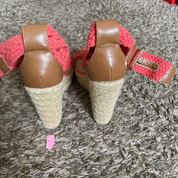 Steve Madden Magestee Orange Wedge - Picture 3 of 4